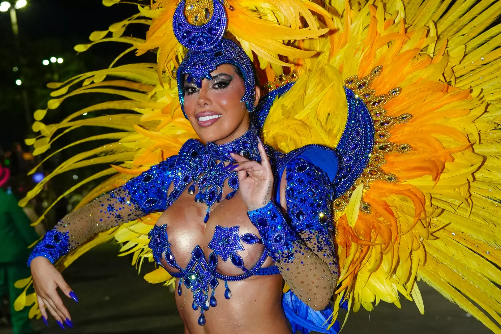 Realizada com o desfile da Mangueira, Taís Ibarra se prepara para a Noite das Campeãs